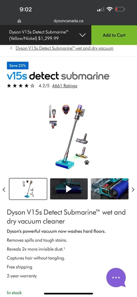 Dyson V15s Detect - photo 4
