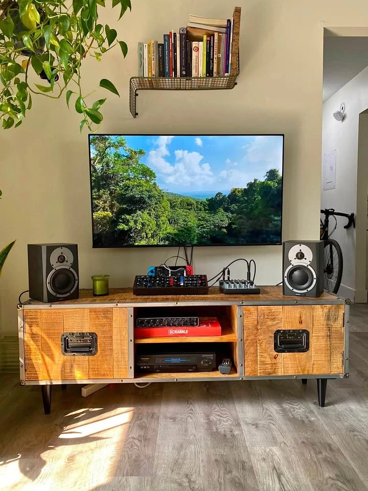Solid wood T.V stand - no particle board