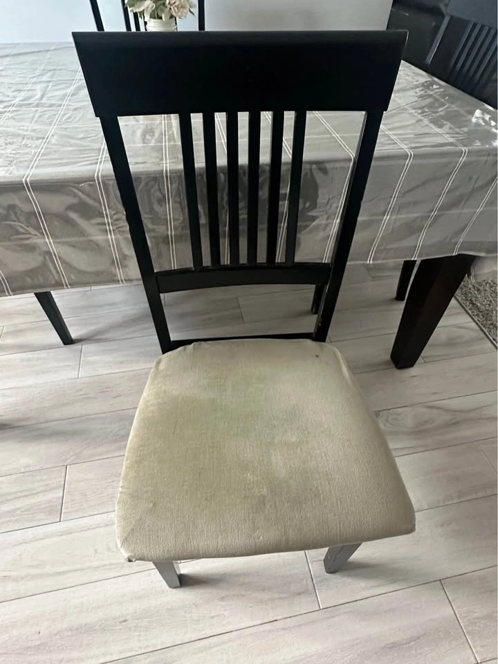 Expandable 4–6 Seater Dining Table Set – Solid Wood Chairs - photo 2