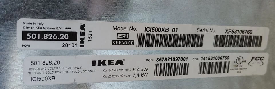 IKEA ICI500XB induction cooktop - photo 3
