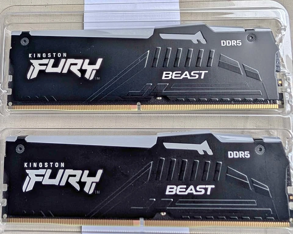 Kingston Fury Beast Black RGB DDR5 6000 CL30 - 16GB (2x8GB)