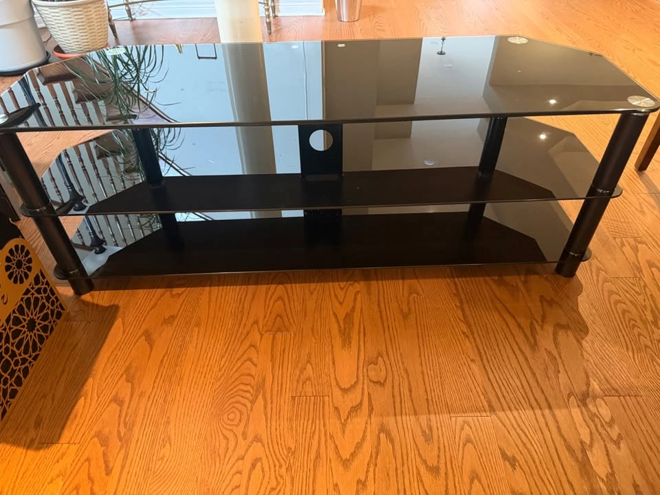 TV ENTERTAINMENT UNIT - glass - photo 2