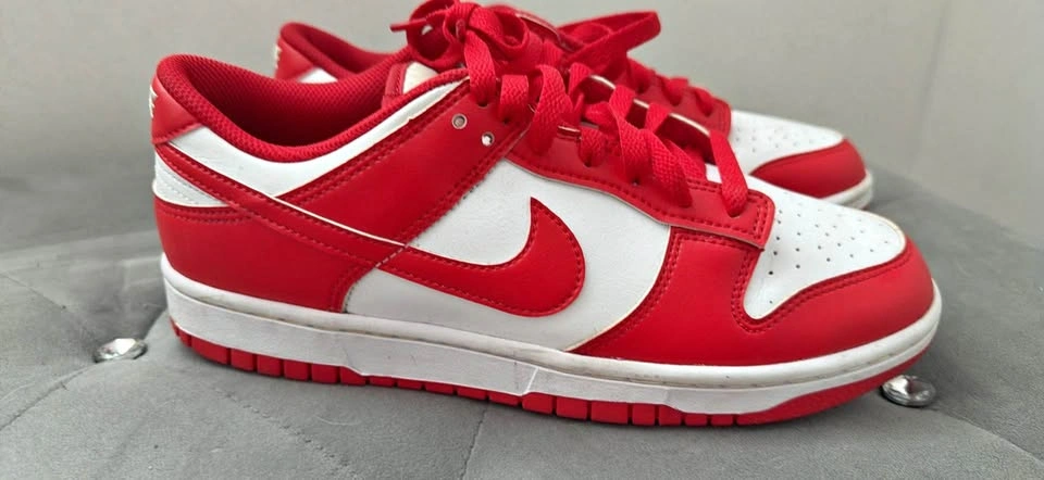 Red Nike dunks