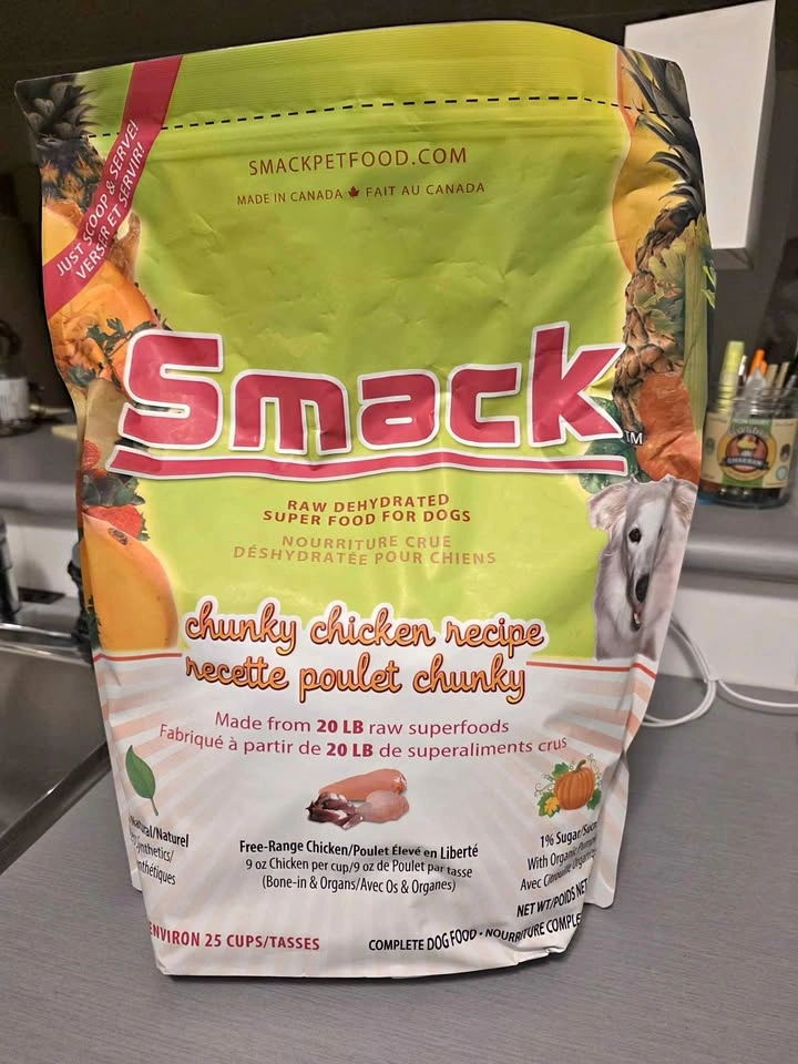 Smack Chunky Chicken Recipe Dog Food