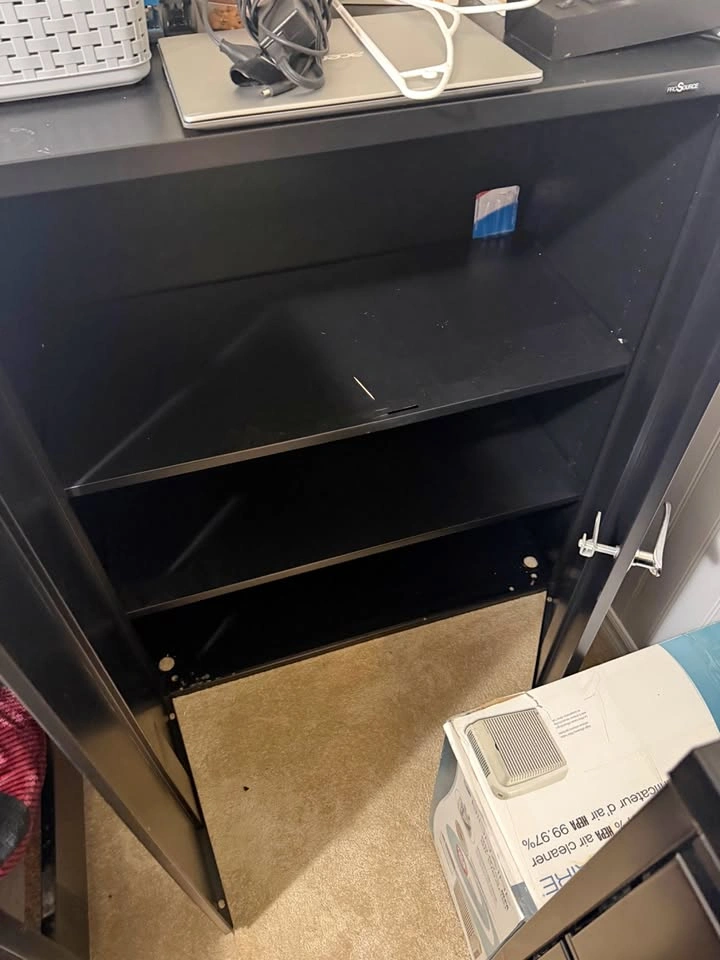 OFFICE DRAWER FILE CABINET AND OFFICE SHELF CABINET
