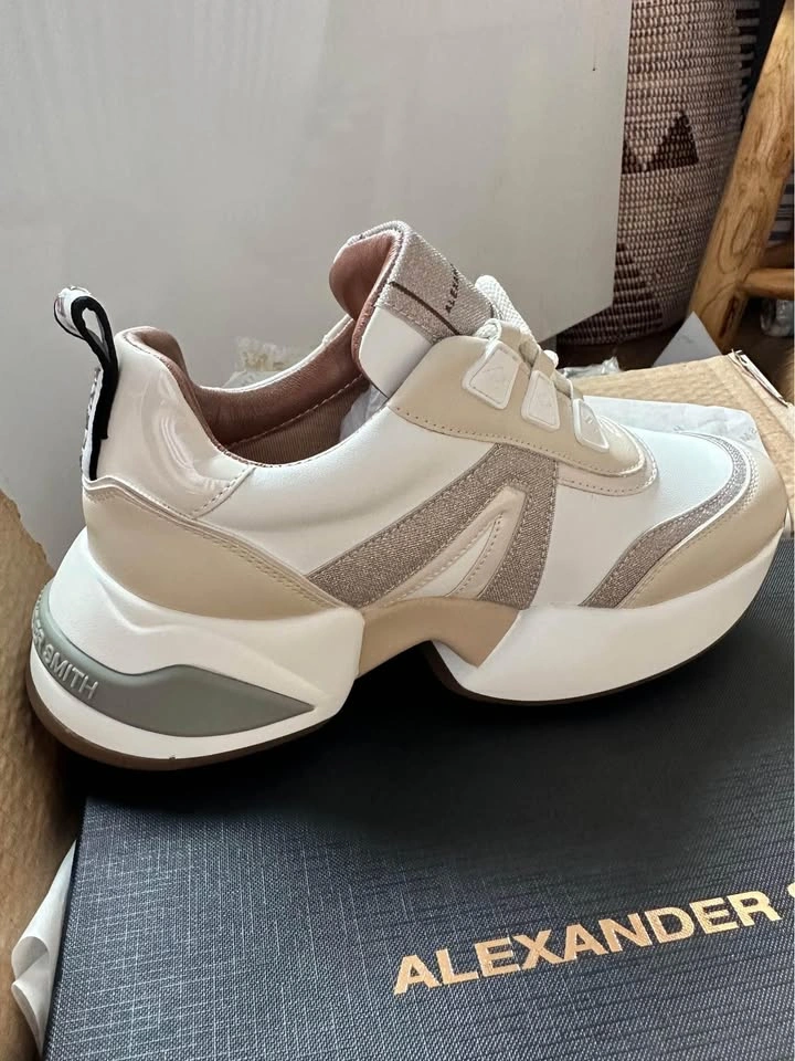 Alexander Smith White Gold Marble sneaker size 35 NEVER WORN - photo 4