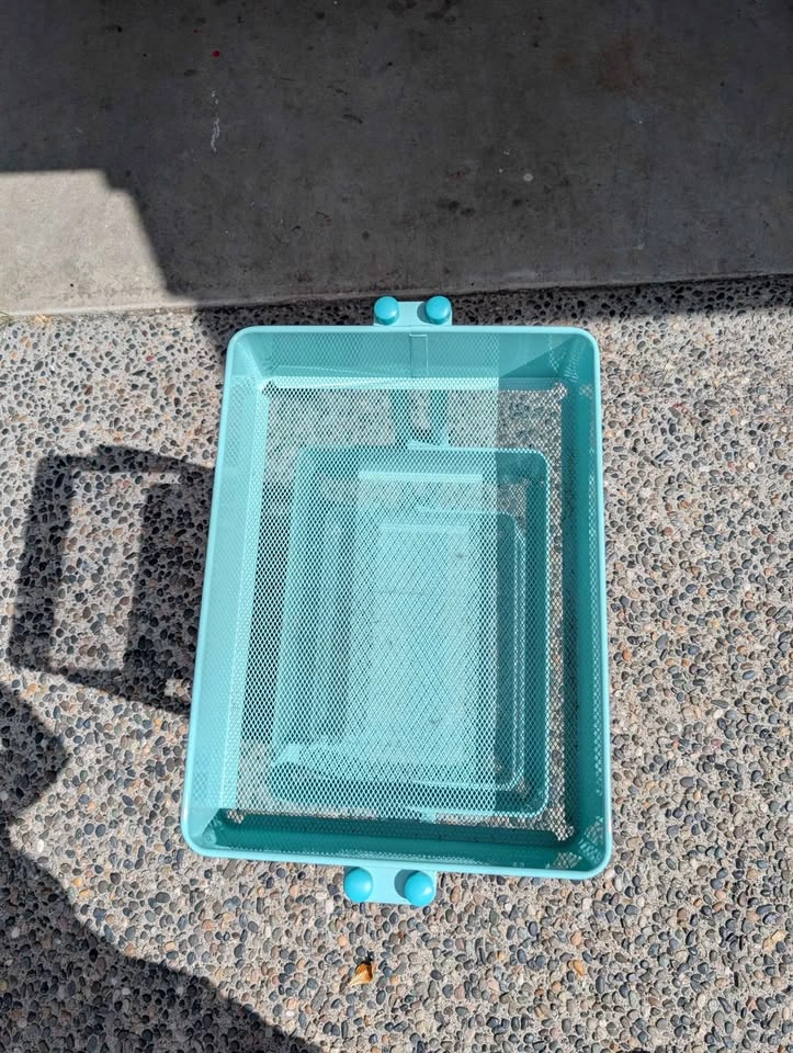IKEA RÅSKOG Rolling Utility Cart - Turquoise / Teal - photo 2