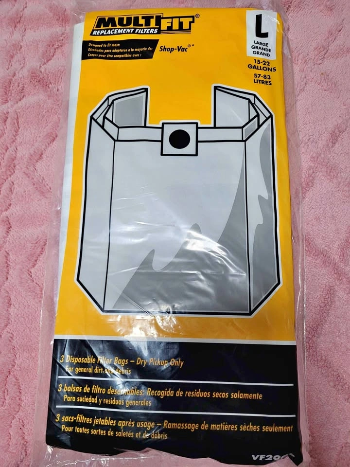 Multi Fit Large Shop-Vac Replacement Filters 15-22 Gallons