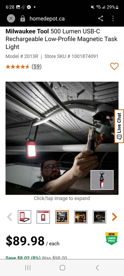 Milwaukee Tool magnetic light - photo 2