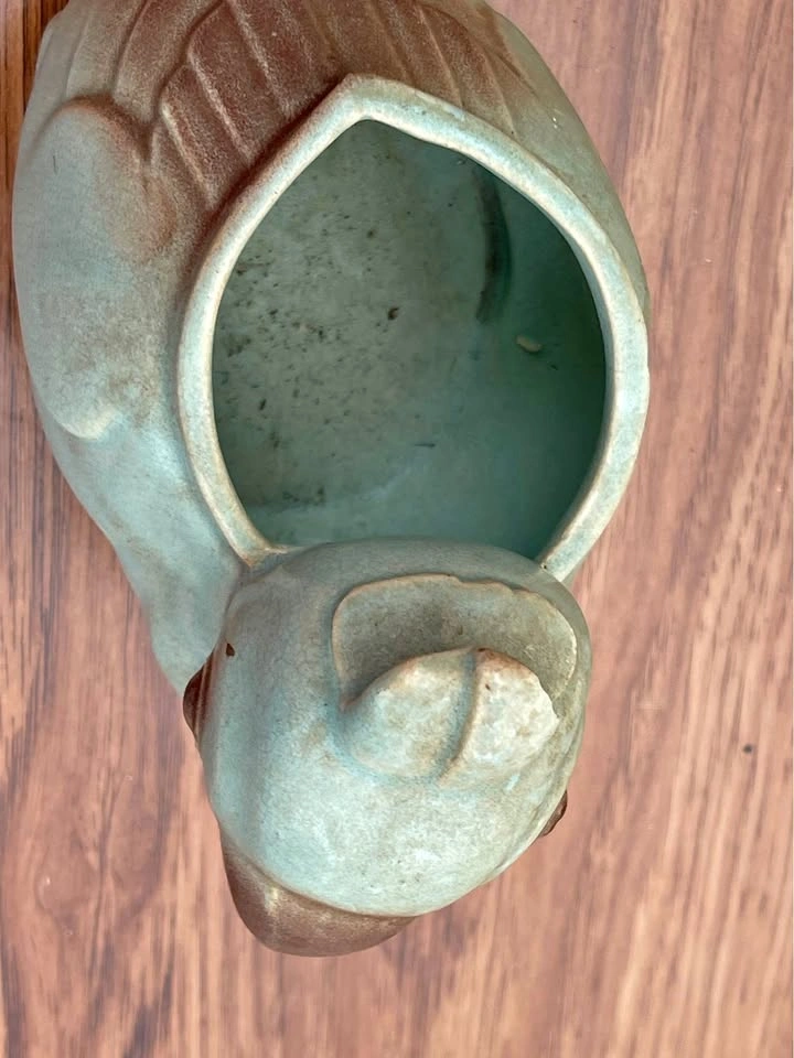 1950s made in Japan ceramic bird planter