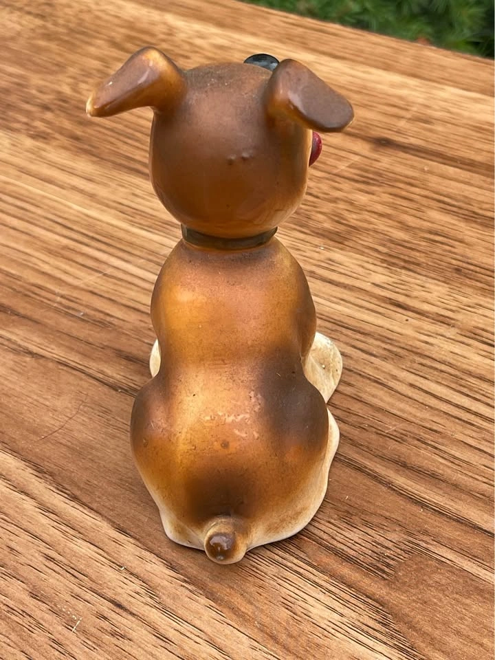 Vintage Occupied Japan Ceramic Dog Figurine - photo 2