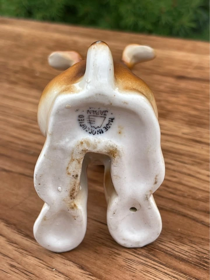 Vintage Occupied Japan Ceramic Dog Figurine - photo 3