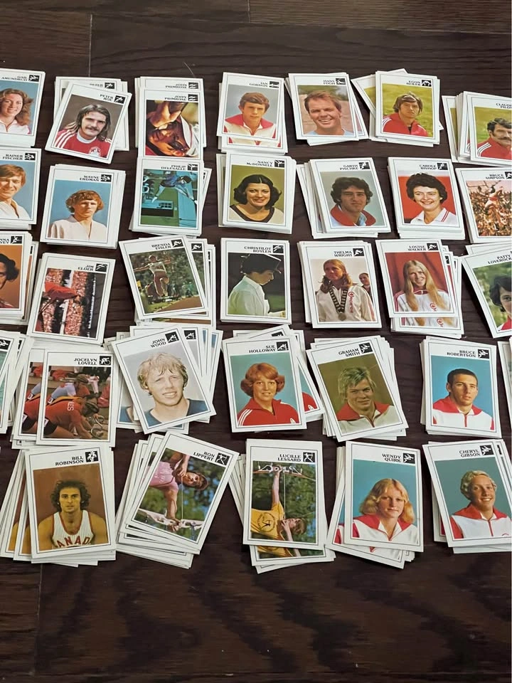 1976 Canadian Summer Olympic CBC Trading Cards Full Set - photo 3