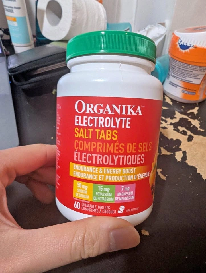 Organika electrolyte salt tabs fruit punch flavour