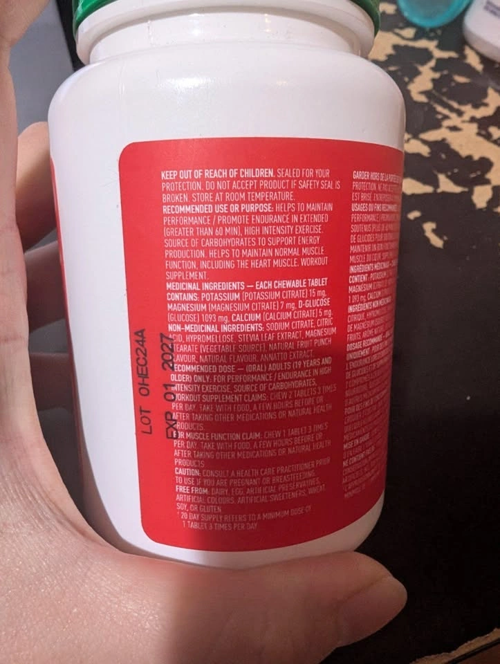 Organika electrolyte salt tabs fruit punch flavour - photo 2