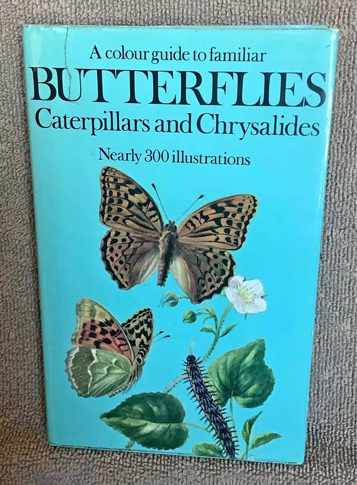 Vintage 1975 A Colour Guide To Familiar Butterflies Book