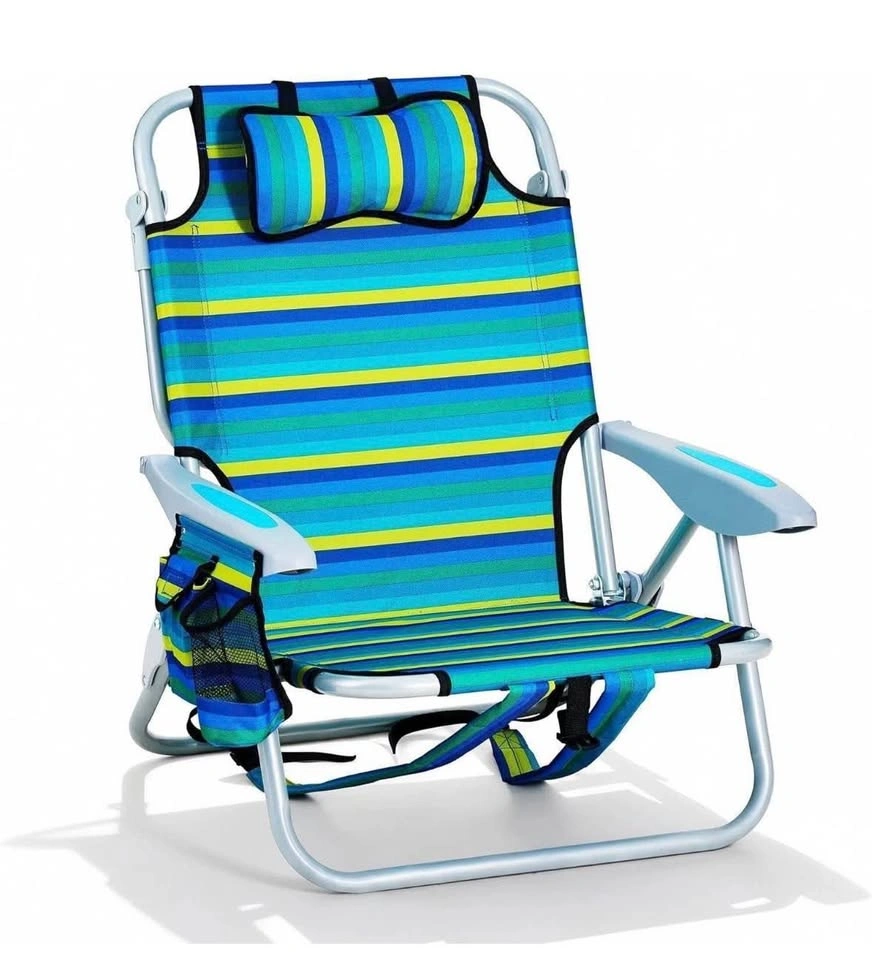NEW-Portable Camping Beach Chair Set of 2 - photo 2