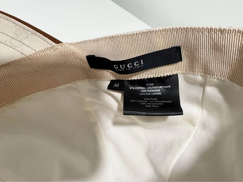 Authentic Gucci GG Canvas Baseball Hat - photo 5
