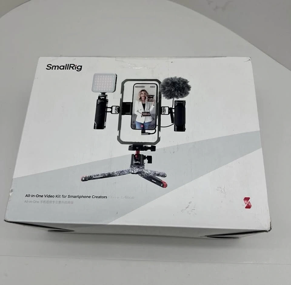 SmallRig Professional Phone Video Rig Kit for Vlogging - 3384B