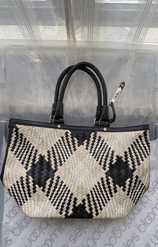Cole Haan Woven Leather Large Tote - Brand New - photo 2
