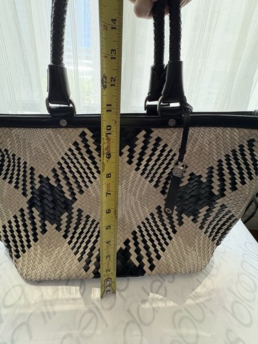 Cole Haan Woven Leather Large Tote - Brand New - photo 4