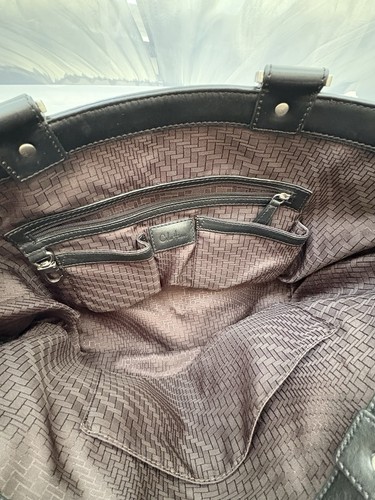 Cole Haan Woven Leather Large Tote - Brand New - photo 5
