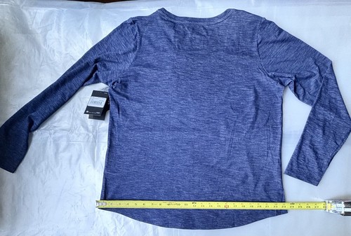 NWT Nike USA Hockey Dri-FIT Slub Scoop Neck Shirt Navy Blue Size - photo 5
