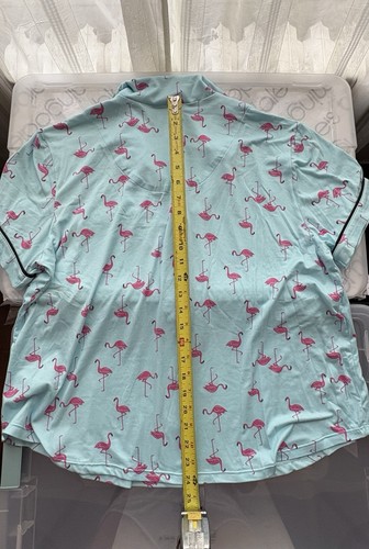 NWT Kate Spade Flamingo Soft Knit Cropped Pajama Set XL - photo 4