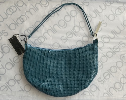NWT Y2K Savanna Metal Absinthe Mesh Evening Bag