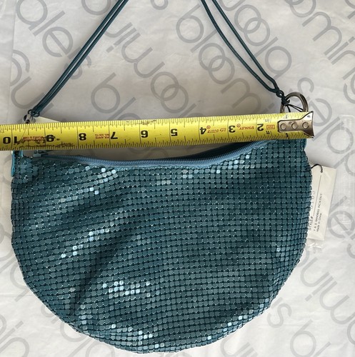NWT Y2K Savanna Metal Absinthe Mesh Evening Bag - photo 5
