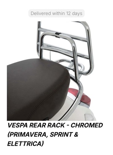 Used PIAGGIO VESPA PRIMAVERA REAR FOLDABLE LUGGAGE RACK