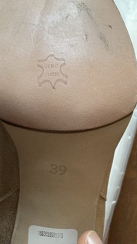 Luxury Boutique 58 Gold Ankle Boots Size 39 - photo 3