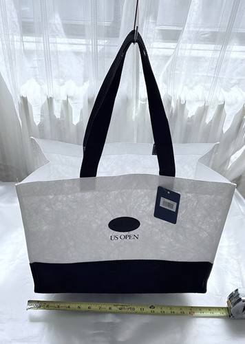 NWT Rare Tyvek Usta US Open Large Tote Bag - Black/White - photo 3