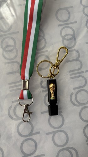 2026 FIFA World Cup 4" Whistle Trophy Keychain w/ Lanyard
