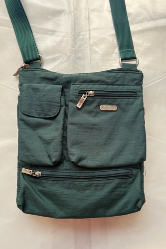 Vintage Baggallini Crossbody Bag - Dark Green