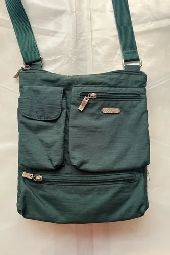 Vintage Baggallini Crossbody Bag - Dark Green