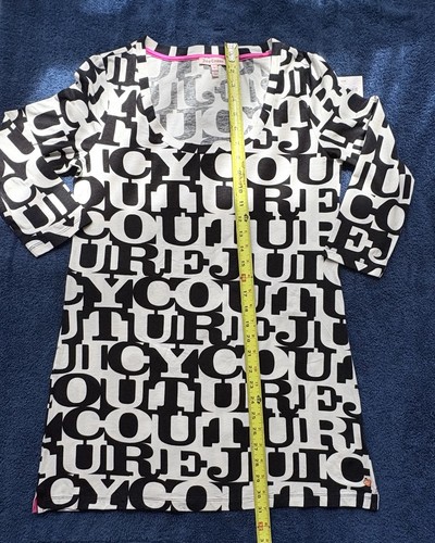 NWT Juicy Couture Graphic Print Long Sleeve Nightgown