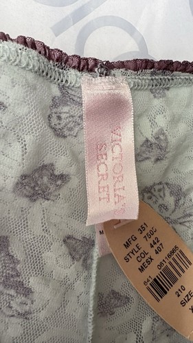 VTG Victoria’s Secret lace Hiphugger Butterfly Satin Trim Y2K - photo 3