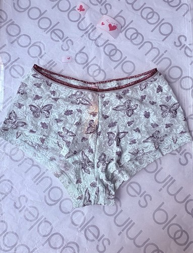 VTG Victoria’s Secret lace Hiphugger Butterfly Satin Trim Y2K - photo 5