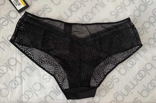 NWT Calvin Klein CK Black Endless Hipster Panty Black QF1789 M