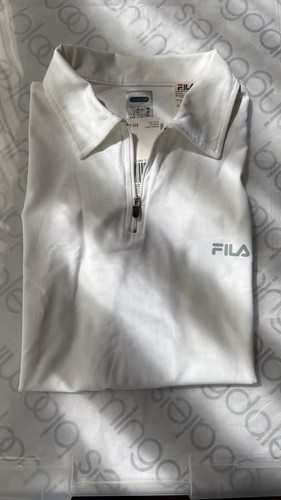 Fila Women's Performa White Zipper Polo Shirt