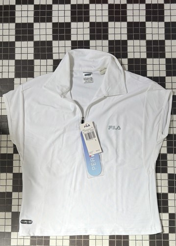 Fila Women's Performa White Zipper Polo Shirt - photo 4