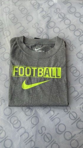 Nike Kids T-Shirt Football Dri-FIT Size 4T Gray