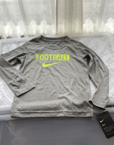 Nike Kids T-Shirt Football Dri-FIT Size 4T Gray - photo 2