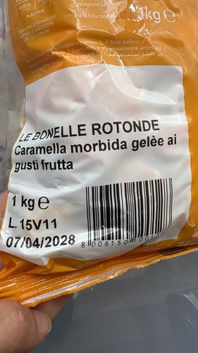 Premium Italian BONELLE Jelly Candies with Fruit Juice - 1kg - photo 4