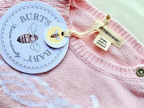 Burt's Bees Baby Pink Bee Sweater - 24 Months - photo 3