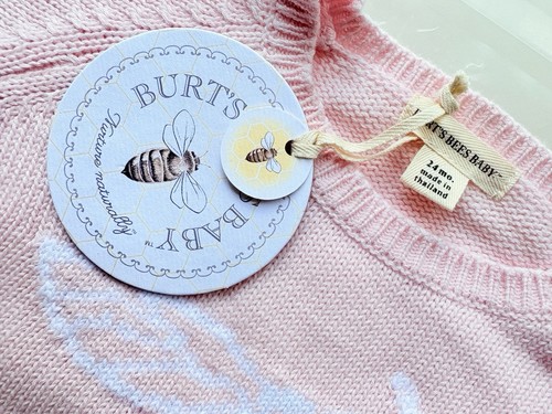 Burt's Bees Baby Pink Bee Sweater - 24 Months - photo 4