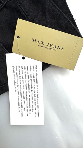 Max Studio's "Salisbury Sleek Skinny" black jeans, size 14 - photo 2