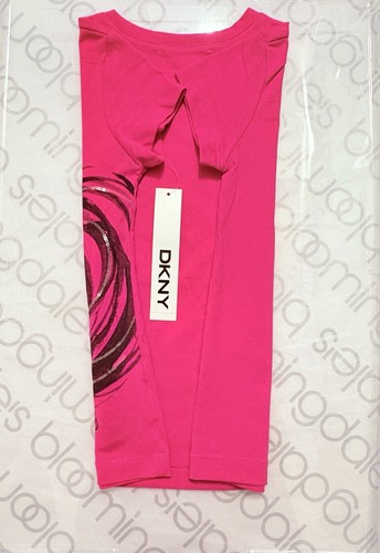 DKNY Girls Bright Pink, Rose Sequin T-Shirt Size 5 - photo 4