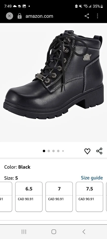 New Dream Apparel Black Boots